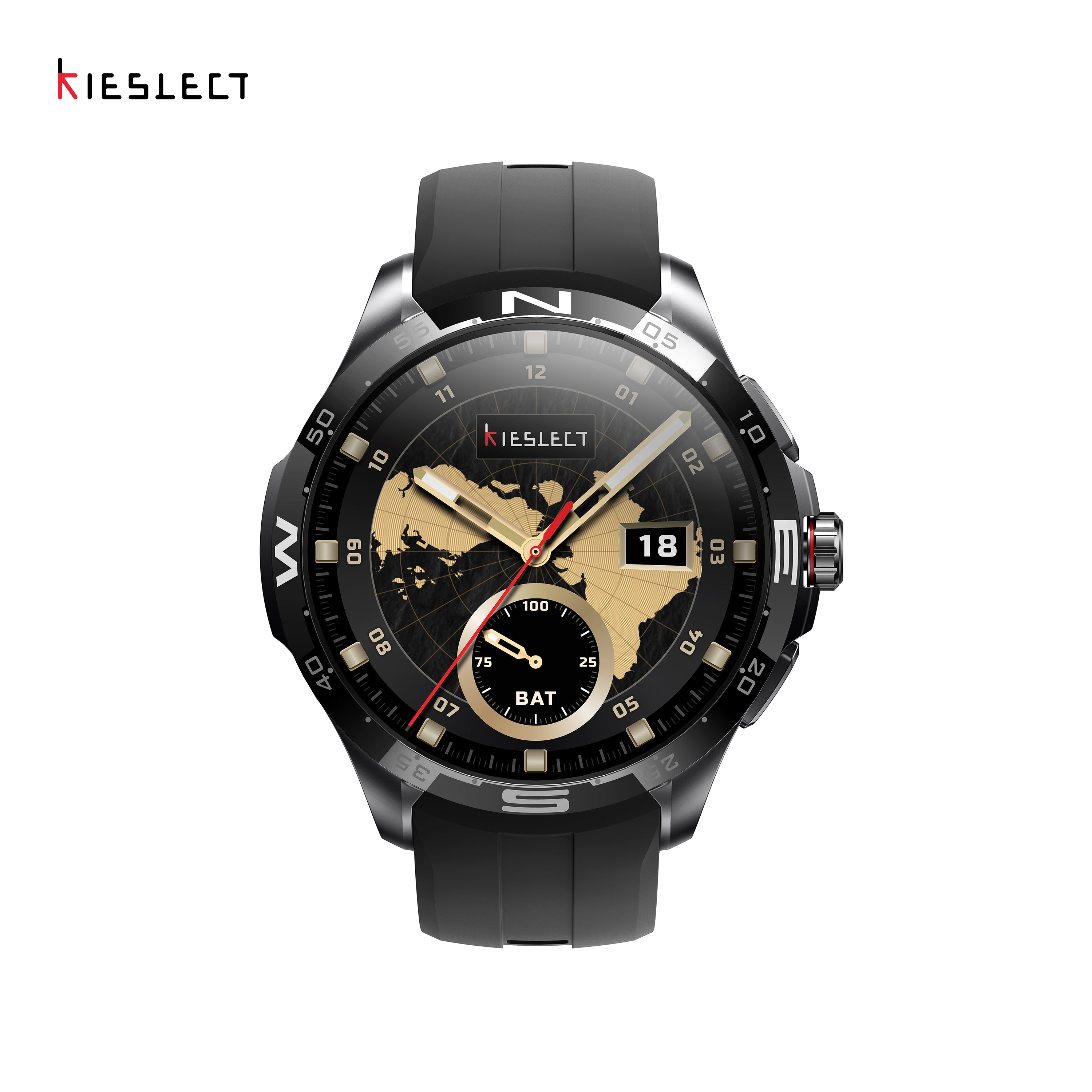 Kieslect Actor Smartwatch with GPS+5ATM  and Stunning Ceramic Bezel