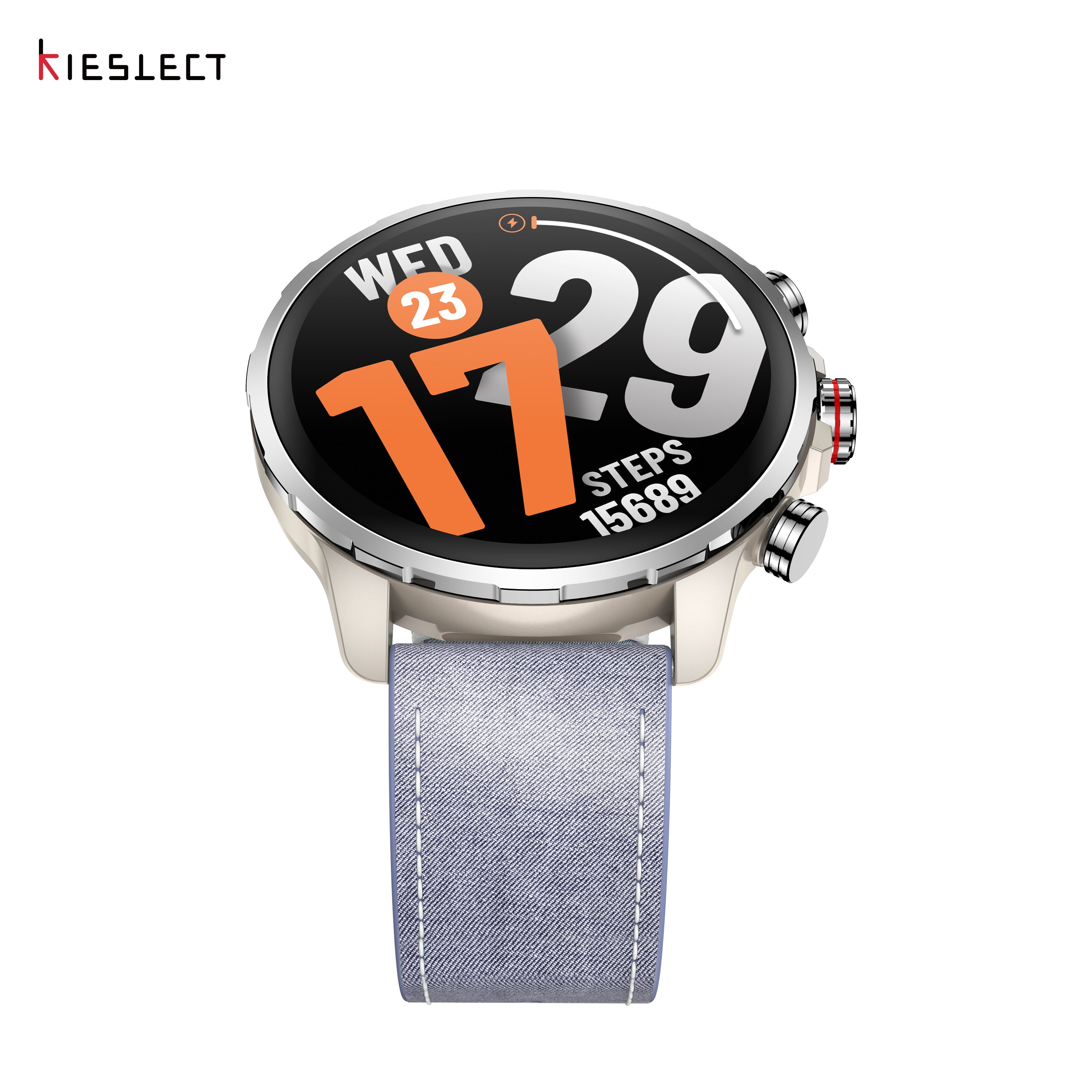 Kieslect Smart Calling Watch Kr 3 (GOLD-Jeans)